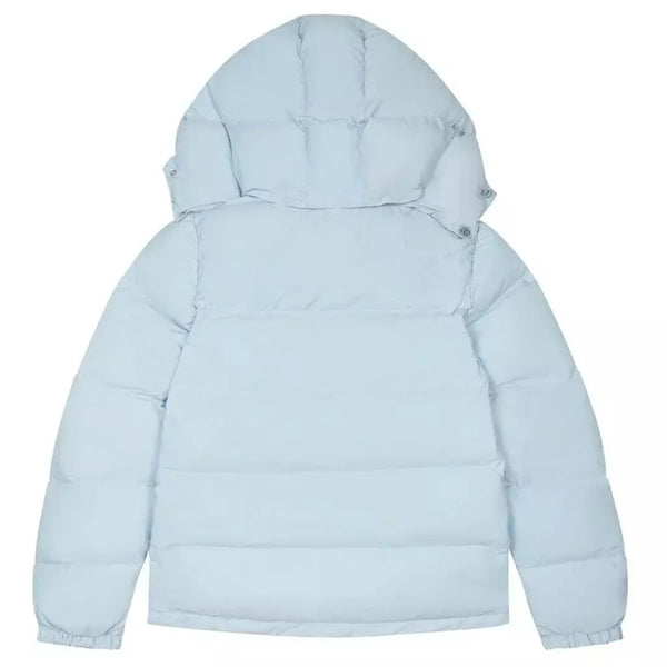 P001 Mens Parachute Hooded Puffer Jacket White