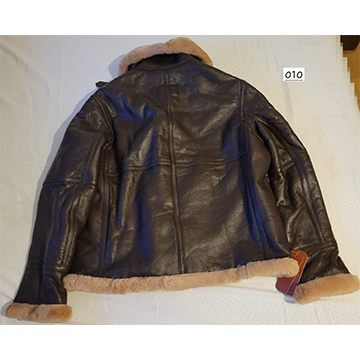 B3 Men Flying  Aviator Real leather Shearling Jacket Brown