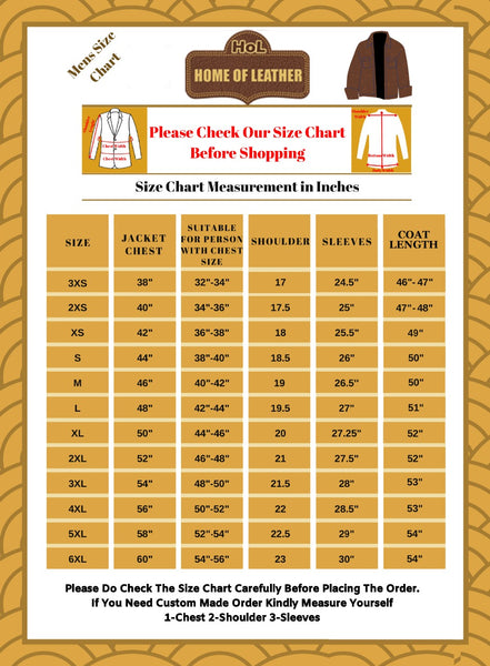 C014 A7 Vegas Ten Brown Genuine Suede Leather Real Jacket Trench Coat For Men Classic