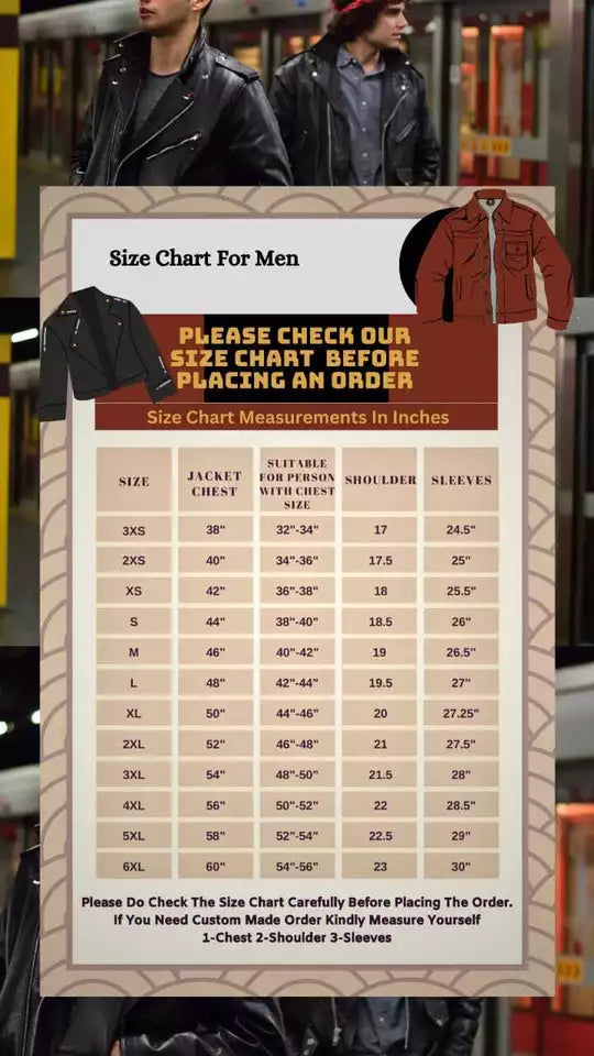 Men Vintage Black Classic Distress Wax Motorcycle Real Leather Biker Jacket