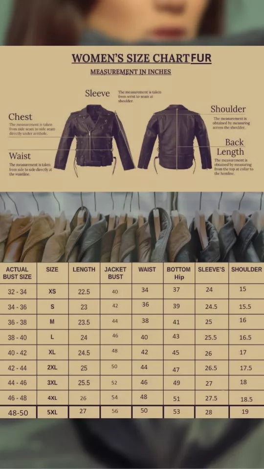 Women Classic Retro Vintage Grey Fur Genuine Sheepskin Leather Coat