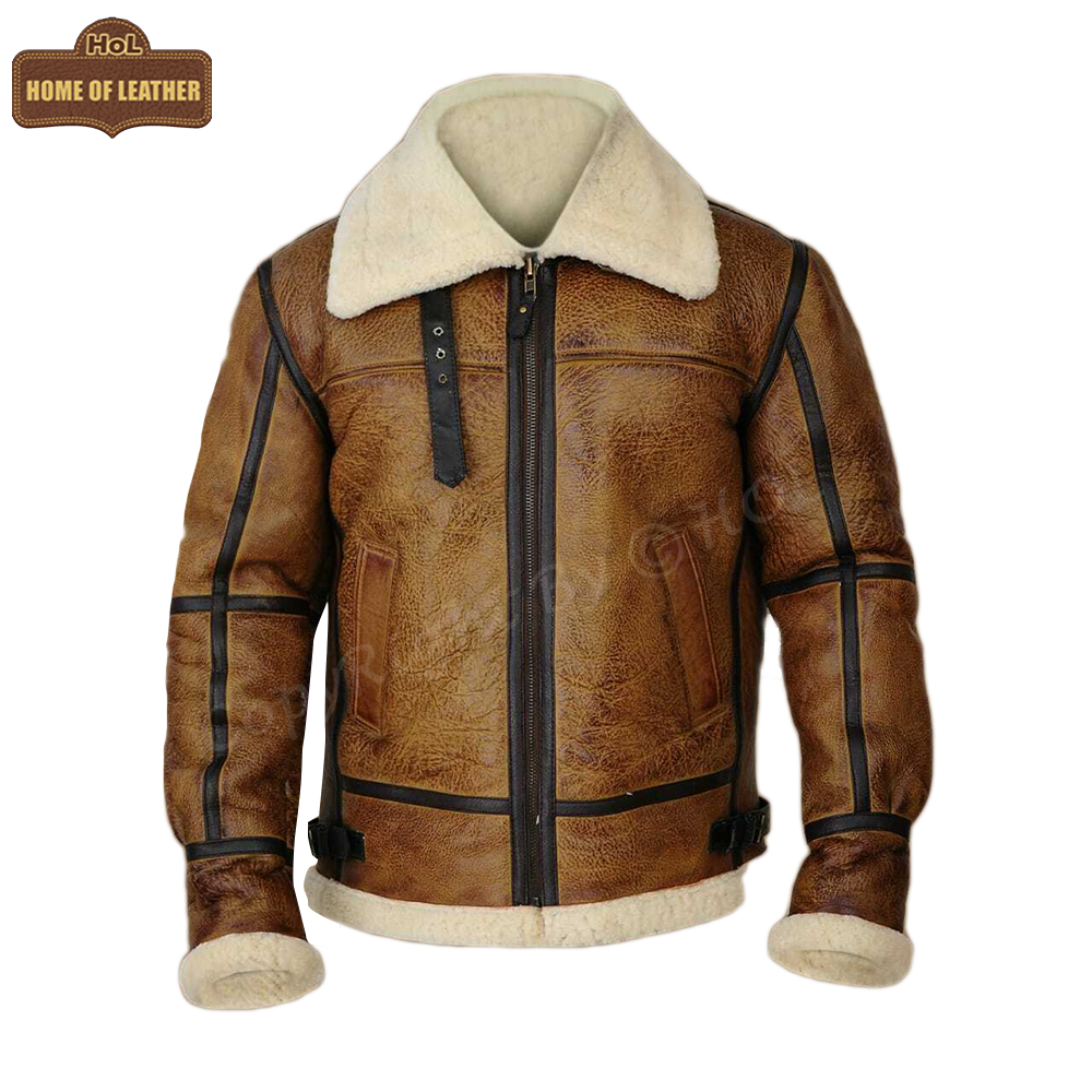 Heritage B‑3 Aviator Bomber – Wool & Lamb‑Fur