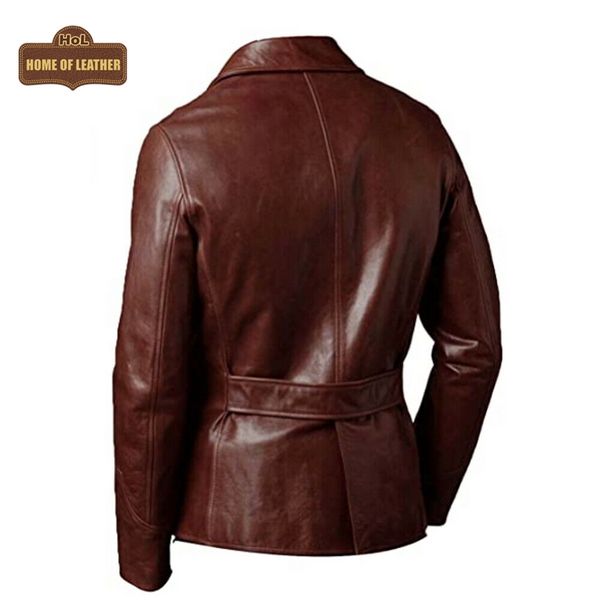 M026 Men's Blazer Wear Classic Formal Easy Rider Genuine Leather Jacket