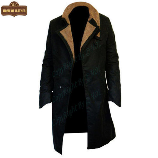 C009 K Ryan Gosling Blade Runner Cotton Coat - Home of Leather