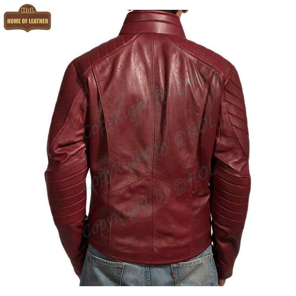 M022 Superman Smallville Tom Welling Style Emblem Faux Leather Jacket - Home of Leather
