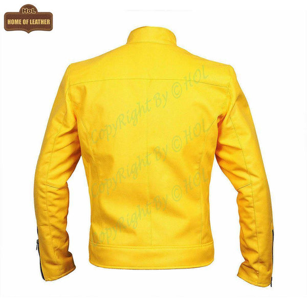 M027 Men's Detective Agency Dirk Gently Holistic Yellow Jacket - Home of Leather