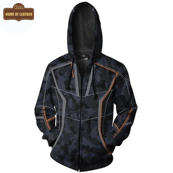 M035 Avengers Infinity War Tony Stark RDJ Casual Fashion Hoodie Cotton Jacket - Home of Leather