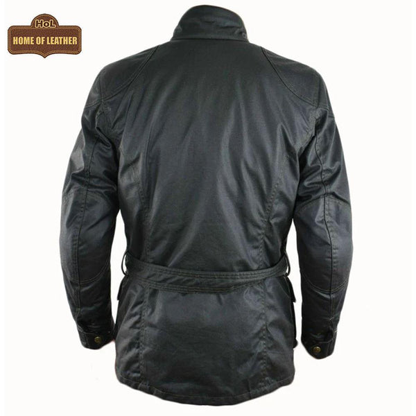 M056 The Dark Knight Rises Black Bane Coat Real Leather - Home of Leather