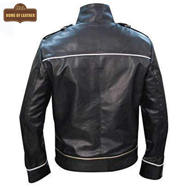 M069 Freddie Mercury Wembley Concert Black Faux Leather Jacket - Home of Leather