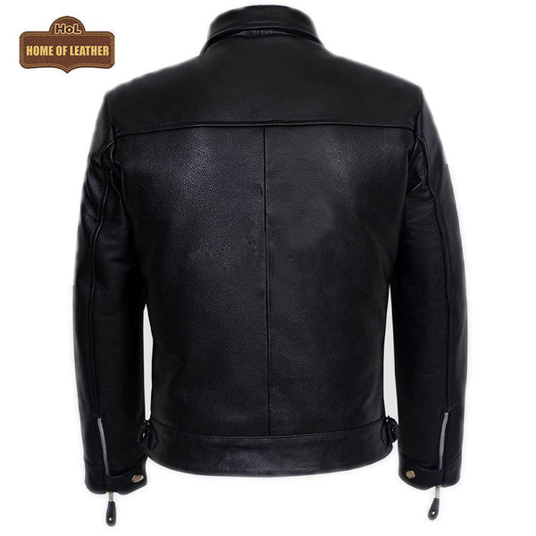 M082 German Luftwaffe Cowhide Biker Style Men's Jacket - Home of Leather