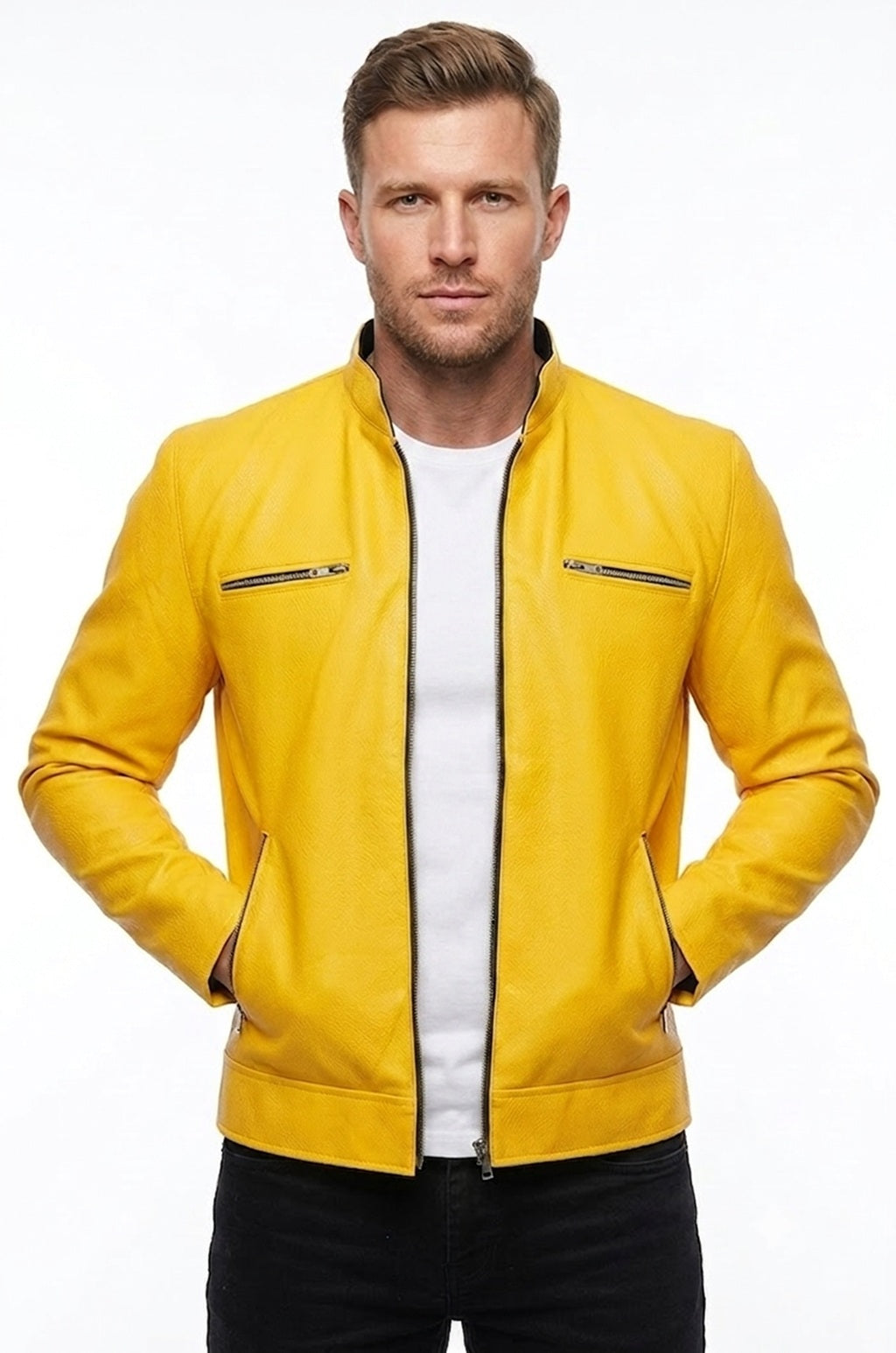 MMJ17 Men's Detective Agency Dirk Gently Holistic Yellow Jacket