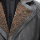 C006 German WW2 Brown Belted Fur Lapel Trench Long Blade Runner Men's Coat