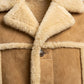 Men's Winter Luxe Real Shearling Coat – Warmth Meets Classic Biker Rugged Army Style Jacket