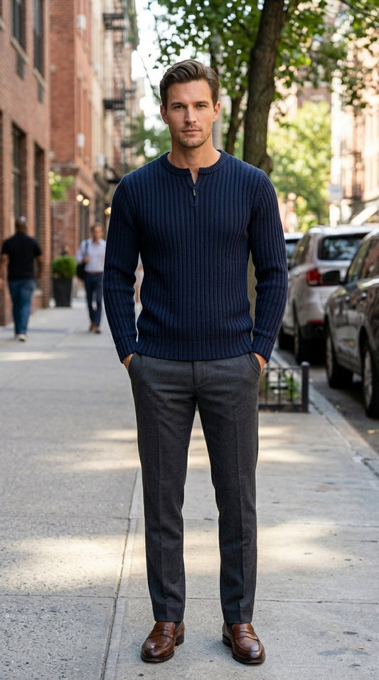 No Time To Die James Bond Blue Sweater M062