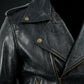 MMJ07 Johnny Depp Black Leather Cry Baby Motorcycle Leather Jacket