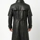 Men’s Captain Full Length Van Helsing Real Leather Jacket Coat C017