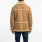 Men's Winter Luxe Real Shearling Coat – Warmth Meets Classic Biker Rugged Army Style Jacket