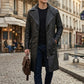 C005 Men's Blade Runner 2049 Ryan Gosling Genuine Fur Leather Coat