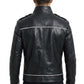 MMJ03 Freddie Mercury Wembley Concert Black Faux Leather Jacket