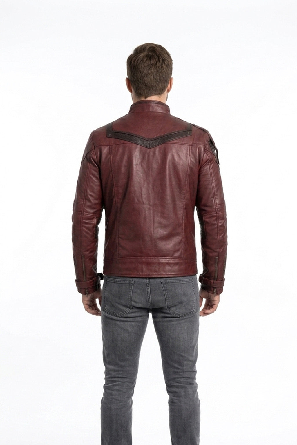 MMJ09 Avengers Endgame Infinity Star Lord Leather Jacket
