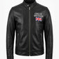 MMJ07 Johnny Depp Black Leather Cry Baby Motorcycle Leather Jacket