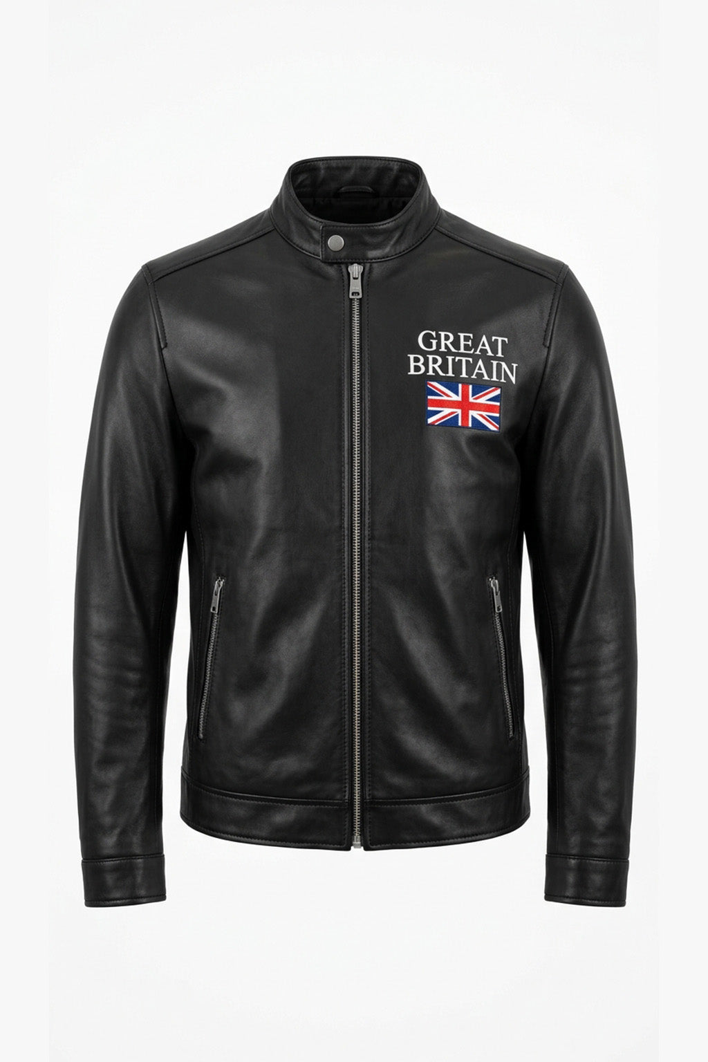MMJ07 Johnny Depp Black Leather Cry Baby Motorcycle Leather Jacket