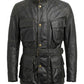 MMJ11 The Dark Knight Rises Black Bane Coat Real Leather