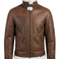 B002 B3 Brown Shearling Coat WWII Bomber Sheep Leather Aviator Shearling Fur Army Style Jacket For Men