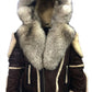 B008 HoL Original Brand Hood Warm Brown Sheep Leather Men's Jacket