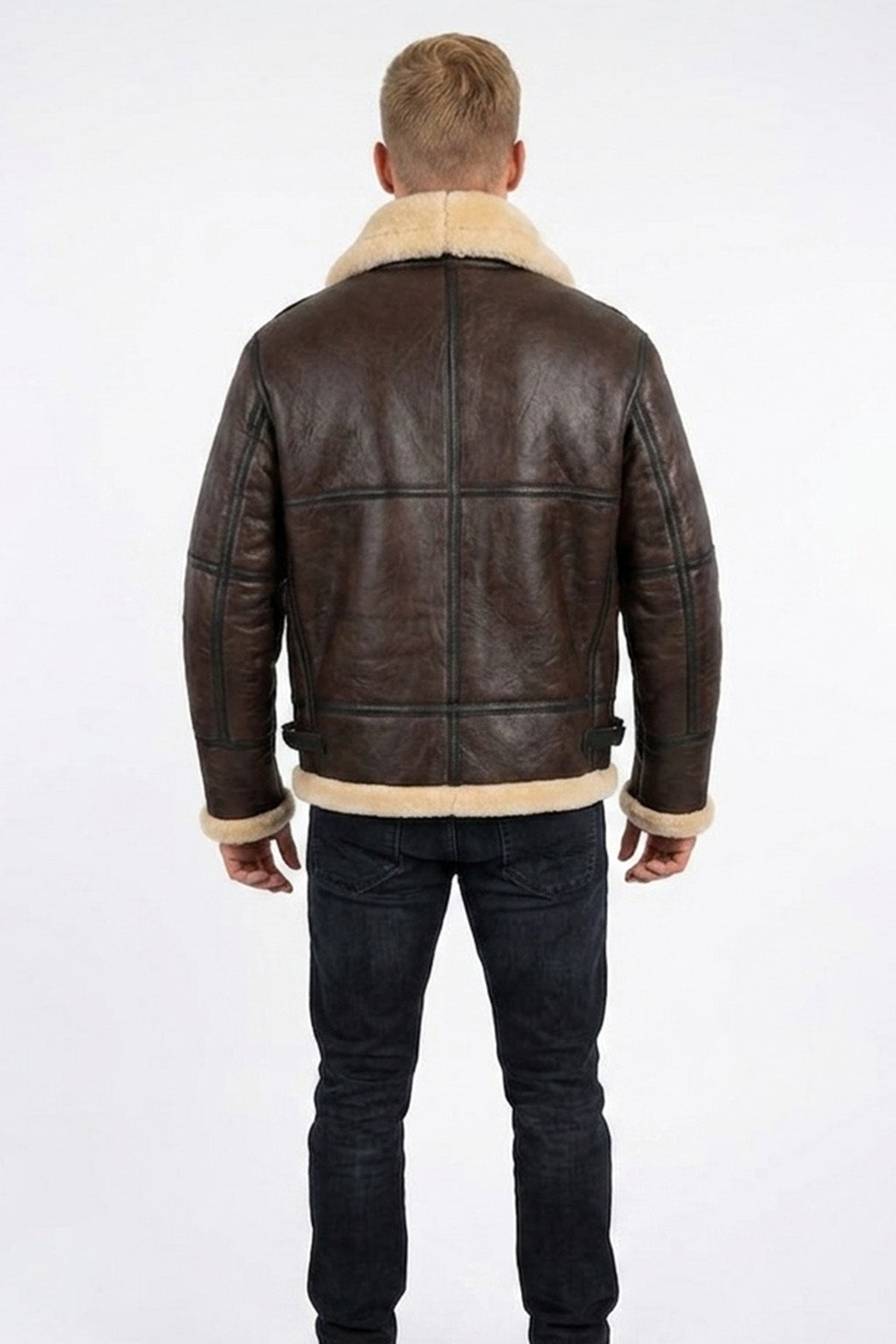 B010 B3 RAF Shearling Pilot Aviator Jacket