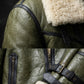 B013 HoL RAF B3 Men's Aviator WWII Genuine Green Winter Jacket
