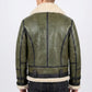 B013 HoL RAF B3 Men's Aviator WWII Genuine Green Winter Jacket