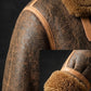 B015 RAF Copper Brown Shearling Winter Fashion Bomber Real Aviator Jacket