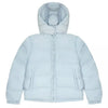 P001 Mens Parachute Hooded Puffer Jacket White