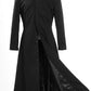 C007 Matrix Neo Twill Coat Keanu Reeves Black Trench for Men's