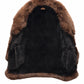 F002 HoL Women's Real Brown Real Sheep Shearling Fur Coat-Medium-Clearance Sale 2024