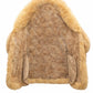 F003 HoL Women's Real Camel Brown Suede Leather Coat