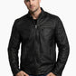 M001 Cafe Racer Black Men's Biker Vintage Motorcycle Jacket