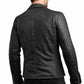 M007 Men's Stylish Black Fashion Real Leather Biker Suede Style Jacket