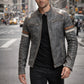M009 Retro-2 Men Biker Vintage Motorcycle Distressed Leather Jacket