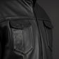 M016 Fashion (SOA) Sons of Anarchy Hoodie Style Black Men's Jacket