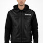 M016 Fashion (SOA) Sons of Anarchy Hoodie Style Black Men's Jacket