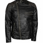M023 Motorcycle Fashion Skull Vintage Men's Brown Biker Wear Ride Jacket