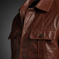 M026 Men's Blazer Wear Coat Classic Formal Easy Rider Genuine Leather Jacket