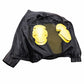 M027 Biker Support Distressed Café Racer Men Black Retro Leather Jacket with protectors