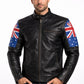 M031 New Australian Flag New Men's Cafe Racer Jacket 2020