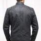 Cafe Racer Retro M042 Men's Black Real Leather Jacket 2020