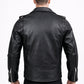 M075 Black Brando Real Leather Jacket