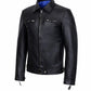 M082 German Luftwaffe Cowhide Biker Style Men's Jacket