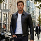 M082 German Luftwaffe Cowhide Biker Style Men's Jacket